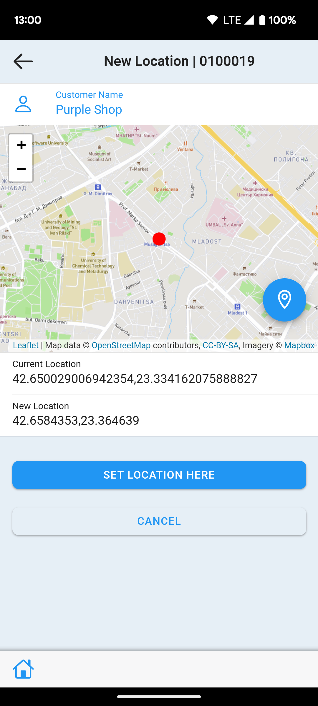 Map Location